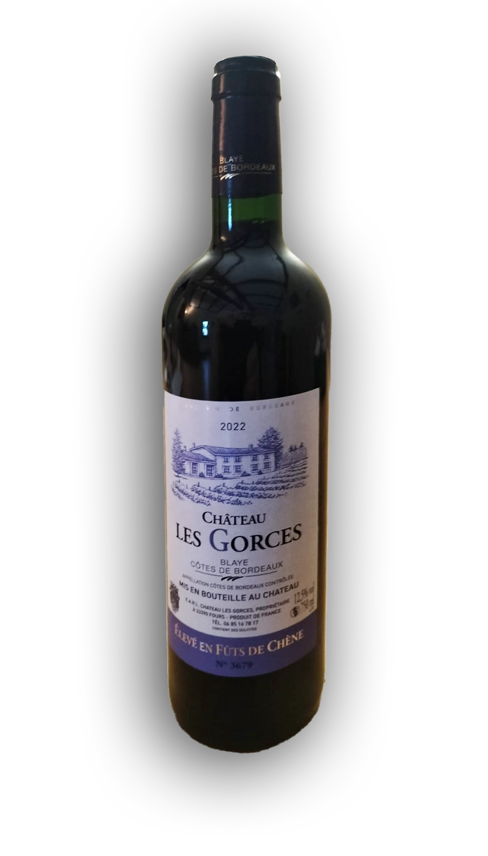 Chateau les gorces ROUGE fut 18